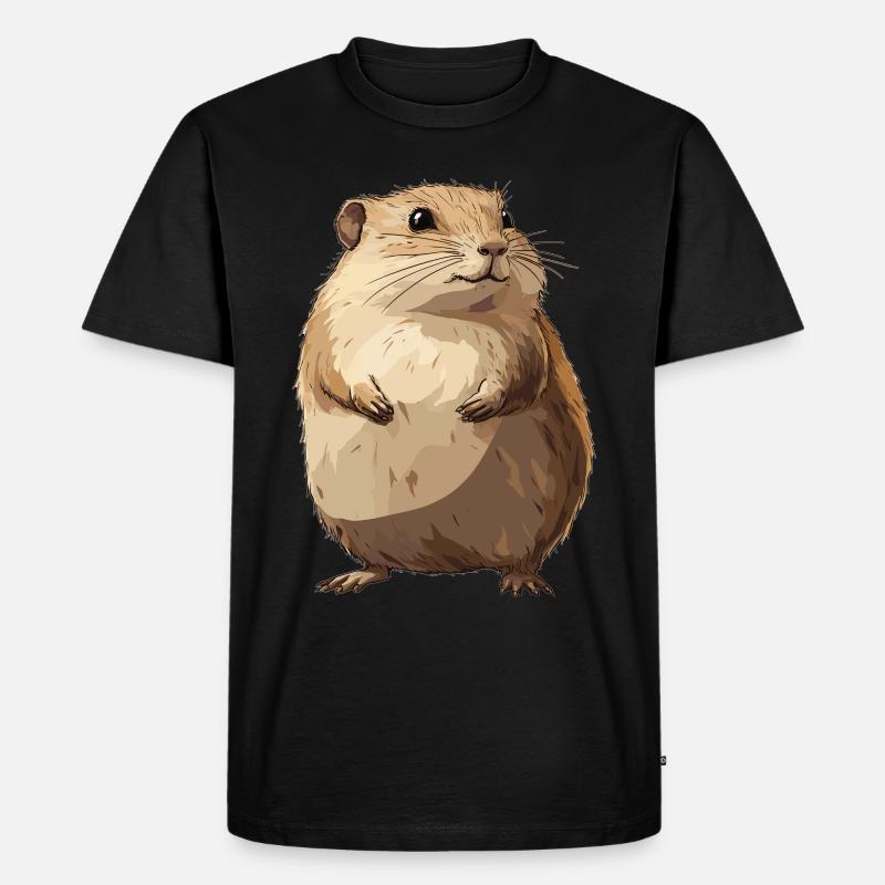 Lemminge Lemming - Männer Premium Bio T-Shirt - Schwarz