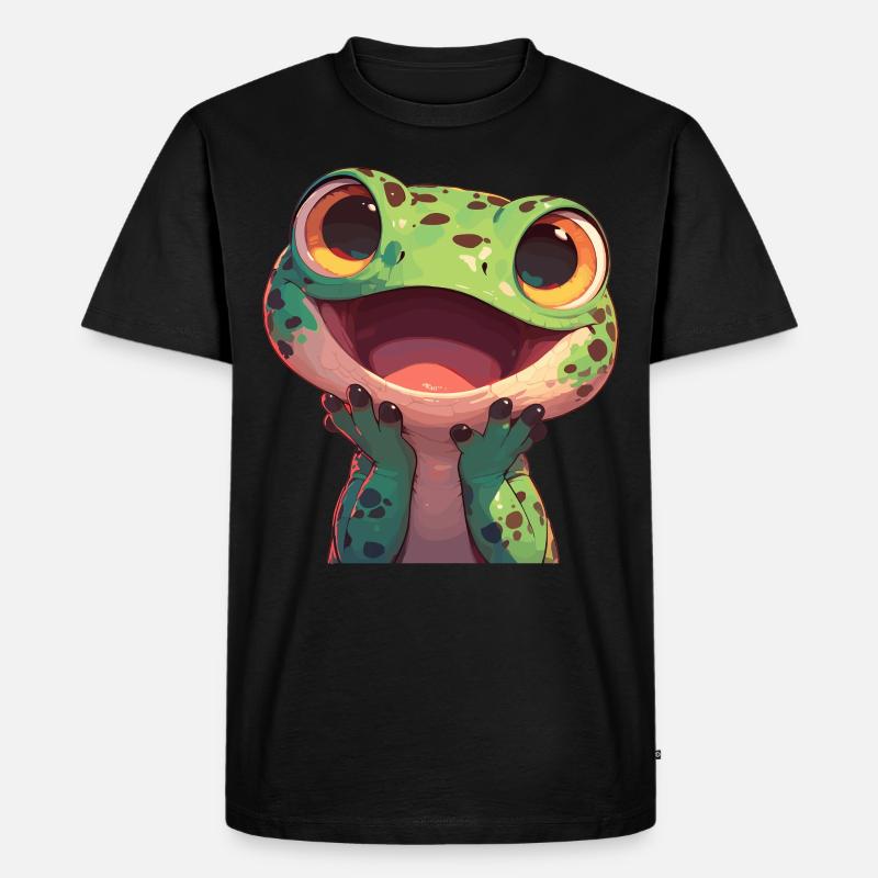 Eidechsen Eidechse - Männer Premium Bio T-Shirt - Schwarz