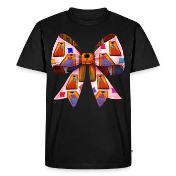 Coquette Bow Cornhole Board Bean Bag Mothers Day - Men's Premium Organic T-Shirt - black - Front - Nico (187cm)