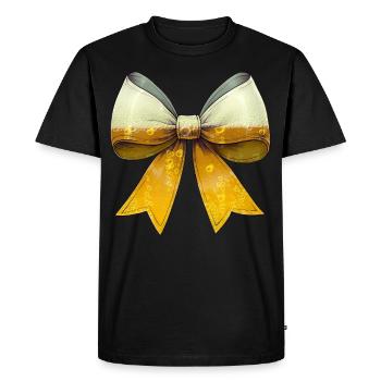 Bière artisanale Coquette Bow Brasserie de la fête des mères - T-shirt Premium bio Homme - noir - Devant - Nico (187cm)