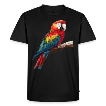 L’ère de l’ara - T-shirt Premium bio Homme - noir - Devant - Nico (187cm)