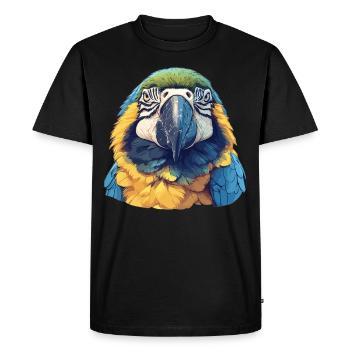 L’ère de l’ara - T-shirt Premium bio Homme - noir - Devant - Nico (187cm)