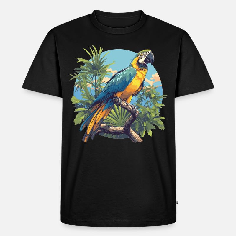 Aras Ara - Männer Premium Bio T-Shirt - Schwarz