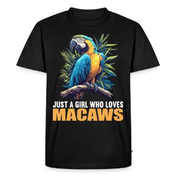L’ère de l’ara - T-shirt Premium bio Homme - noir - Devant - Nico (187cm)