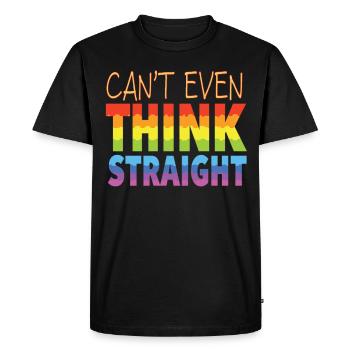 Fierté LGBTQ Fierté arc-en-ciel Fierté gaie Lgbtq - T-shirt Premium bio Homme - noir - Devant - Nico (187cm)