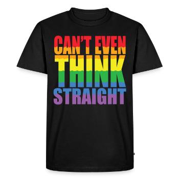 Fierté LGBTQ Fierté arc-en-ciel Fierté gaie Lgbtq - T-shirt Premium bio Homme - noir - Devant - Nico (187cm)