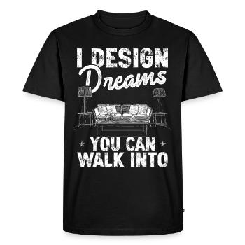 Architecte Architecture Cadeau Étudiant en architecture - T-shirt Premium bio Homme - noir - Devant - Nico (187cm)