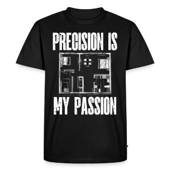 Architecte Architecture Cadeau Étudiant en architecture - T-shirt Premium bio Homme - noir - Devant - Nico (187cm)