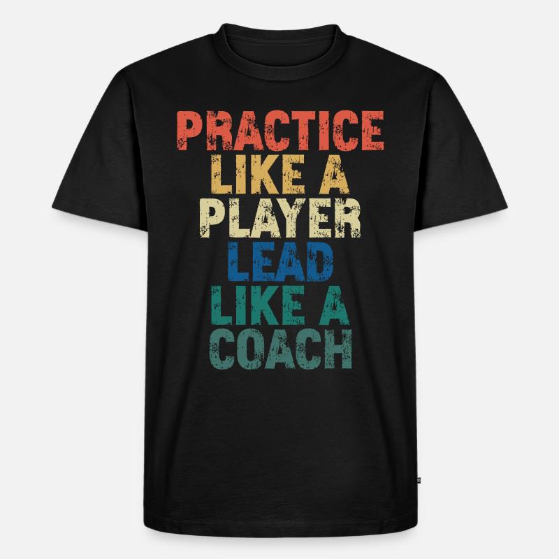 Trainer Geschenke Coach Geschenkidee - Männer Premium Bio T-Shirt - Schwarz