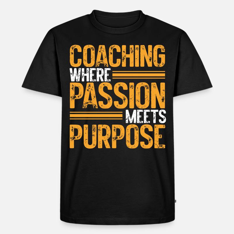 Trainer Geschenke Coach Geschenkidee - Männer Premium Bio T-Shirt - Schwarz