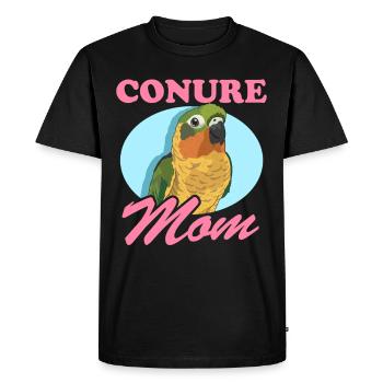 Conure Maman Perroquets Conures Cadeau - T-shirt Premium bio Homme - noir - Devant - Nico (187cm)