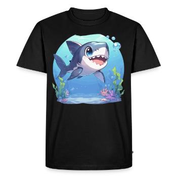 Great White Sharks Great White Shark - Men's Premium Organic T-Shirt - black - Front - Nico (187cm)