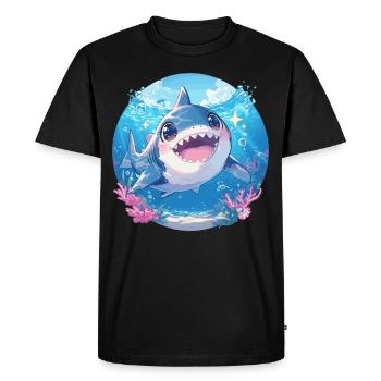 Great White Sharks Great White Shark - Men's Premium Organic T-Shirt - black - Front - Nico (187cm)