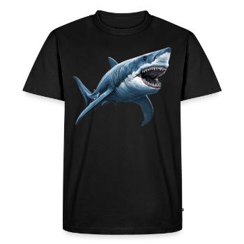 Great White Sharks Great White Shark - Men's Premium Organic T-Shirt - black - Front - Nico (187cm)