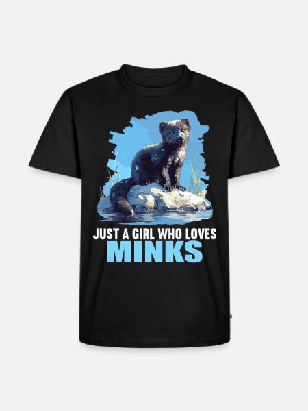 Nerze Nerz - Männer Premium Bio T-Shirt - Schwarz