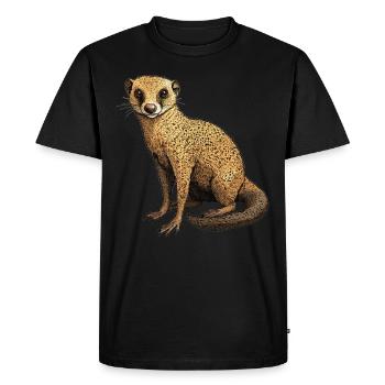 Mongoose's Mongoose - Men's Premium Organic T-Shirt - black - Front - Nico (187cm)