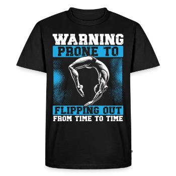Tremplin Plongée Plongée Plongeurs - T-shirt Premium bio Homme - noir - Devant - Nico (187cm)