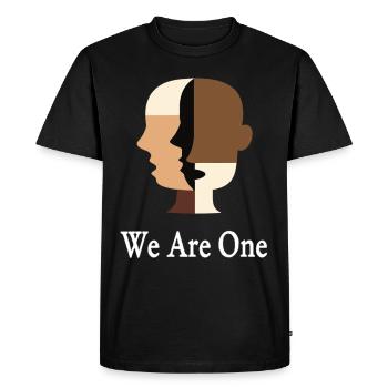 Nous sommes un Diversité Égalité Tolérance - T-shirt Premium bio Homme - noir - Devant - Nico (187cm)