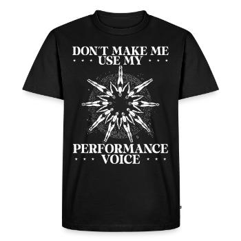 Nageuses synchronisées - T-shirt Premium bio Homme - noir - Devant - Nico (187cm)