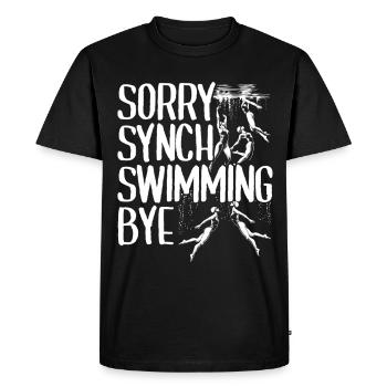 Nageuses synchronisées - T-shirt Premium bio Homme - noir - Devant - Nico (187cm)