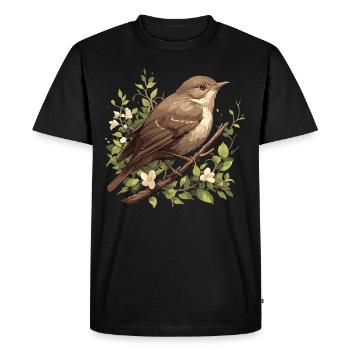 Nightingales Nightingale - Men's Premium Organic T-Shirt - black - Front - Nico (187cm)