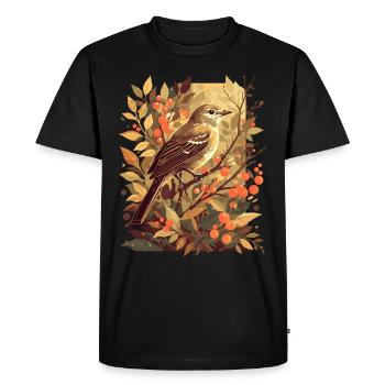 Nightingales Nightingale - Men's Premium Organic T-Shirt - black - Front - Nico (187cm)