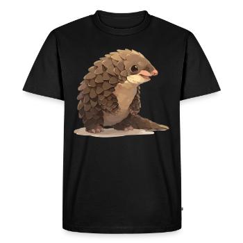 Pangolins Pangolin Pangolin - Men's Premium Organic T-Shirt - black - Front - Nico (187cm)