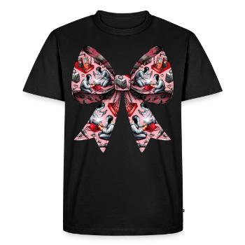 Coquette Bow Welding Soudeur Modèle de soudure - T-shirt Premium bio Homme - noir - Devant - Nico (187cm)