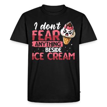Lactose intolerant Lactose intolerance - Men's Premium Organic T-Shirt - black - Front - Nico (187cm)
