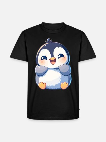 Penguins Penguin - Men's Premium Organic T-Shirt - black