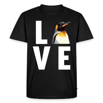 Penguins Penguin - Men's Premium Organic T-Shirt - black - Front - Nico (187cm)