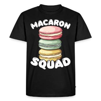 Macaron Baker Pastry Chef Macaron Lover - Men's Premium Organic T-Shirt - black - Front - Nico (187cm)