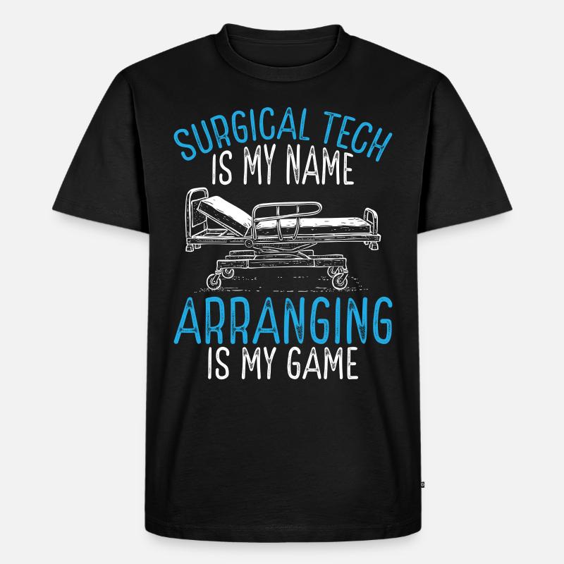 Chirurgischer Techniker Chirurgischer Technologe - Männer Premium Bio T-Shirt - Schwarz