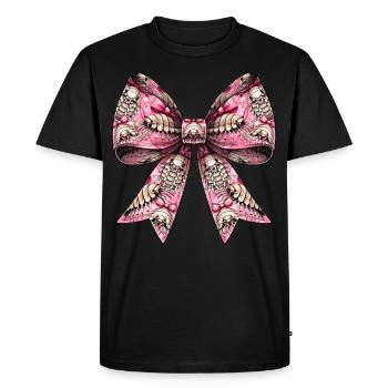 Coquette arc isopodes bug motif fille maman - T-shirt Premium bio Homme - noir - Devant - Nico (187cm)