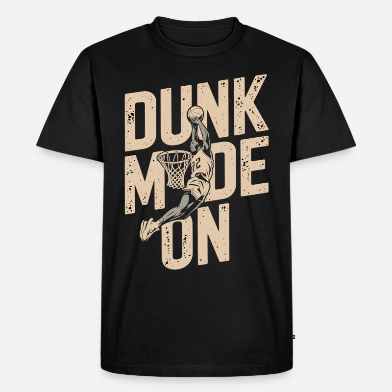 Dunk Mode Enabled - Men's Premium Organic T-Shirt - black
