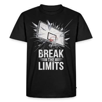 Dunk and Destruction – Brisez les limites - T-shirt Premium bio Homme - noir - Devant - Nico (187cm)