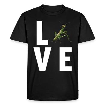 Praying mantises Praying mantis - Men's Premium Organic T-Shirt - black - Front - Nico (187cm)