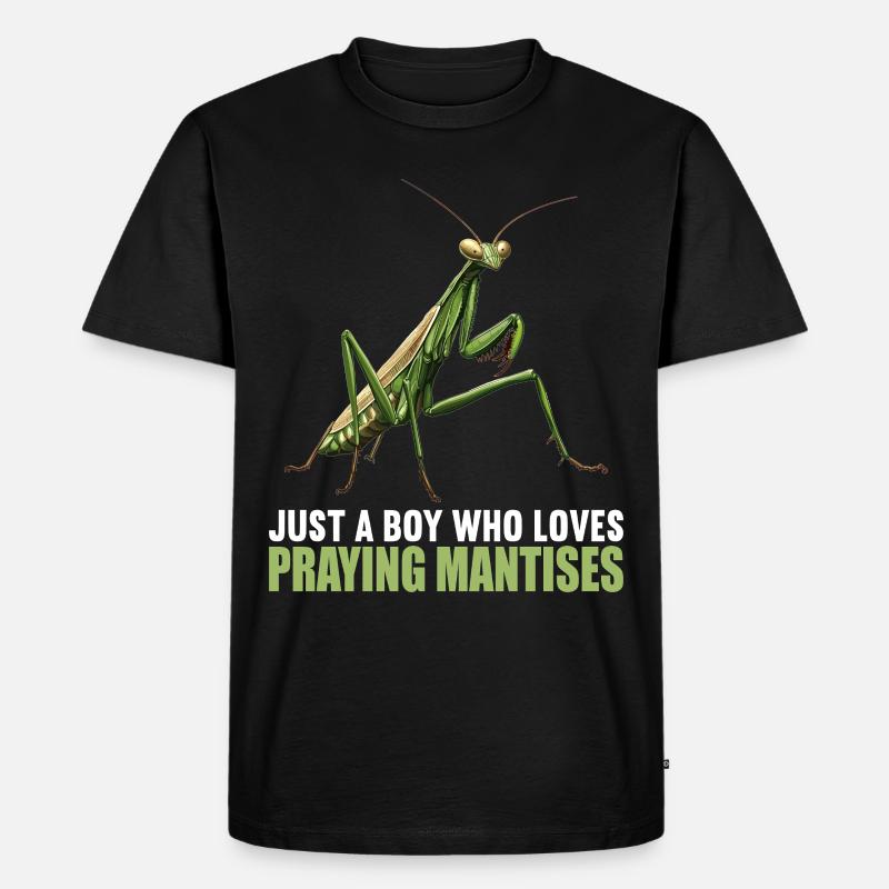 Gottesanbeterinnenen Gottesanbeterin - Männer Premium Bio T-Shirt - Schwarz