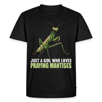 Praying mantises Praying mantis - Men's Premium Organic T-Shirt - black - Front - Nico (187cm)