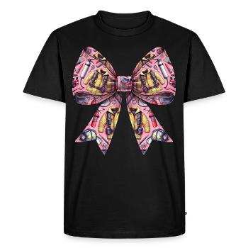 Coquette Bow Fire Fighting Fire Fighting Equipment - Men's Premium Organic T-Shirt - black - Front - Nico (187cm)