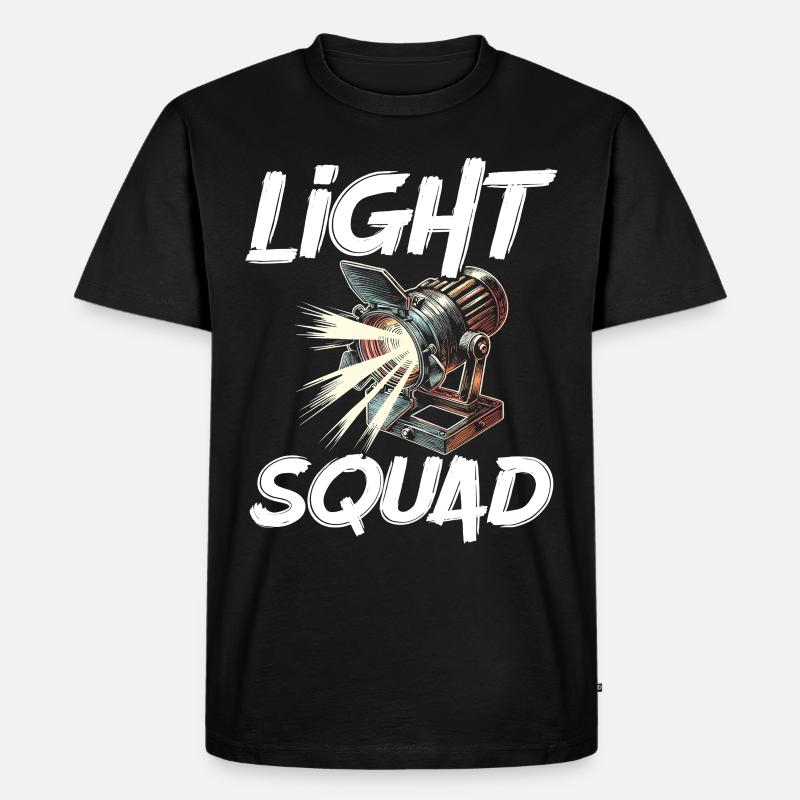 Lichttechniker Beleuchtungstechniker Lichttechnik - Männer Premium Bio T-Shirt - Schwarz