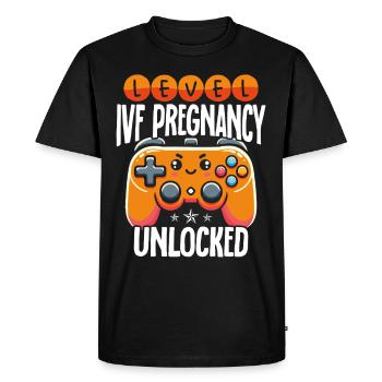 Infertility awareness IVF fertilization - Men's Premium Organic T-Shirt - black - Front - Nico (187cm)