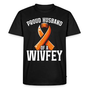 Awareness of Infertility IVF Fertilization - Men's Premium Organic T-Shirt - black - Front - Nico (187cm)