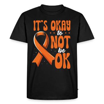 Infertility awareness IVF fertilization - Men's Premium Organic T-Shirt - black - Front - Nico (187cm)