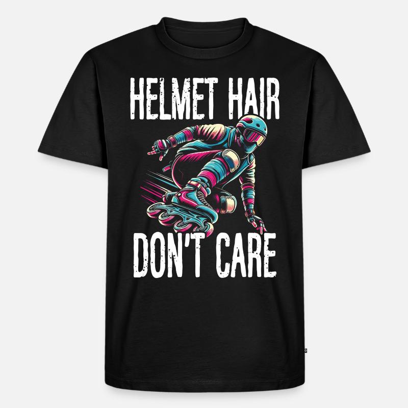 Inline Skating Rollerblading Inline Skates - Männer Premium Bio T-Shirt - Schwarz