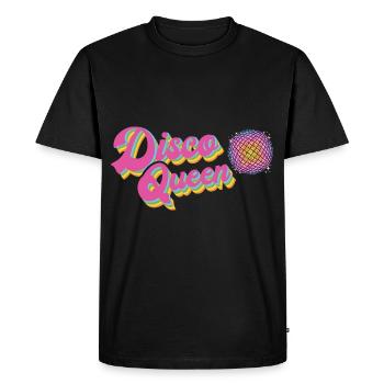 Retro Lifestyle Vintage Groovy Party Disco Clubs - T-shirt Premium bio Homme - noir - Devant - Nico (187cm)