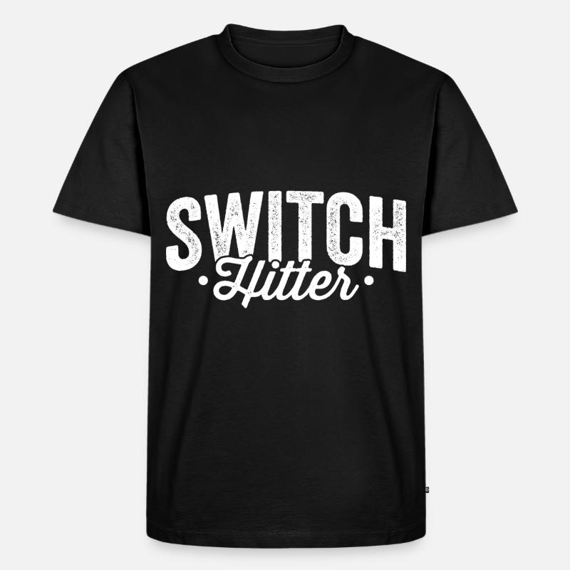 Netzwerktechniker Switch Hitter Administrator - Männer Premium Bio T-Shirt - Schwarz