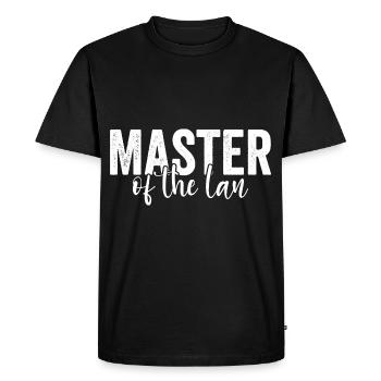 Network Engineer Master Of Lan Administrator - Men's Premium Organic T-Shirt - black - Front - Nico (187cm)