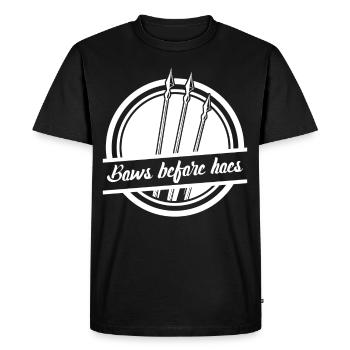 Arc à poulies 3D Arc à poulies Longbow - T-shirt Premium bio Homme - noir - Devant - Nico (187cm)