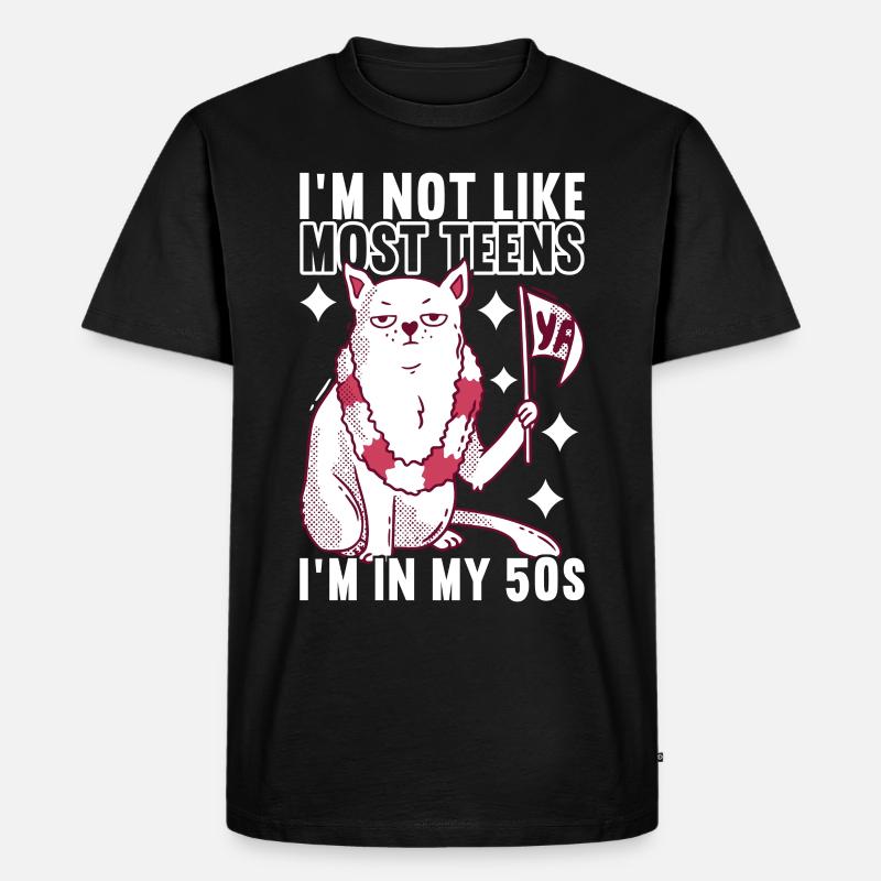Grumpy Birthday - Männer Premium Bio T-Shirt - Schwarz